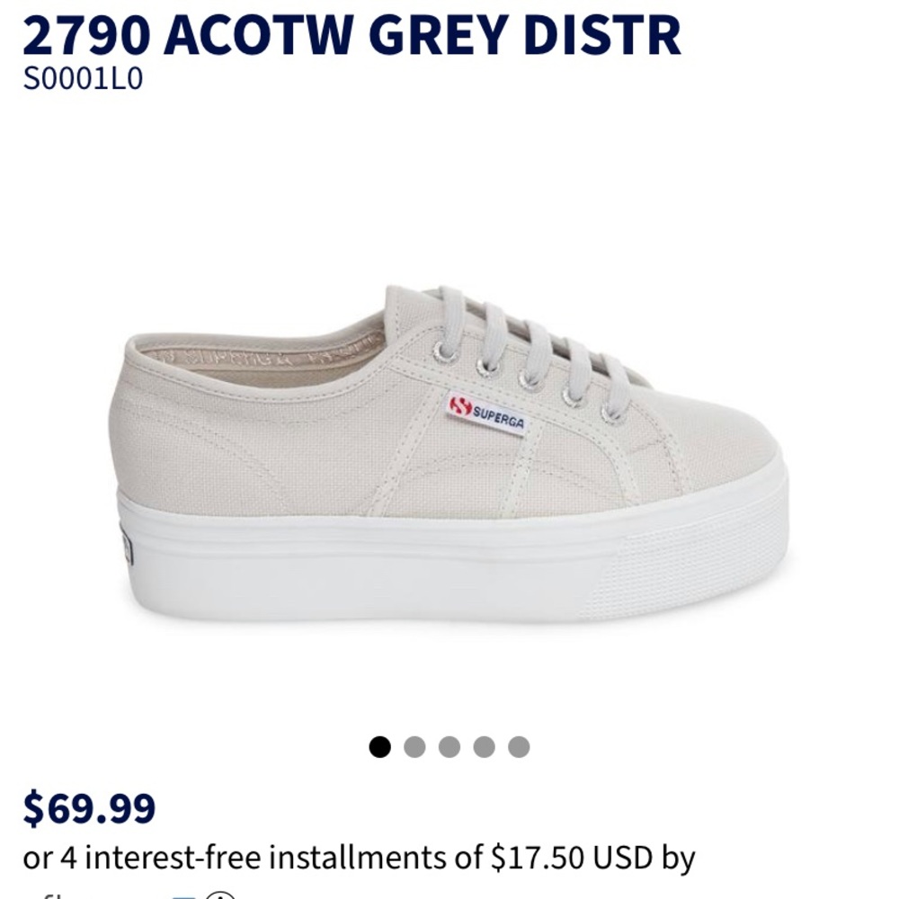 2790 ACOTW Grey Distr SUPERGA